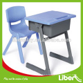 Sièges d&#39;école de jambe mobile, Table et chaise réglables pour meubles scolaires / Mobilier scolaire pour enfants / Mobilier de classe LE.ZY.001 Assurance de la qualité